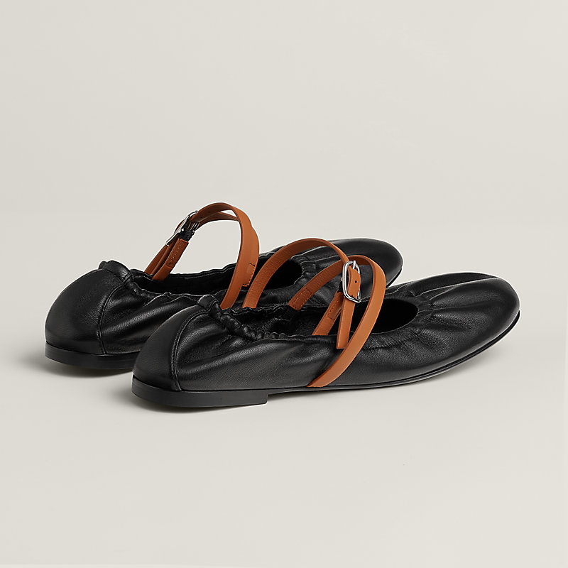 Jolly ballet flat - Black | Hermès USA